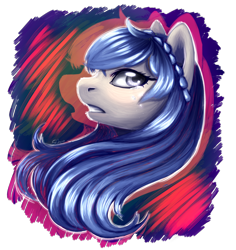 Size: 3400x3600 | Tagged: safe, artist:shkura2011, oc, oc only, pony, bust, female, high res, mare, portrait, solo