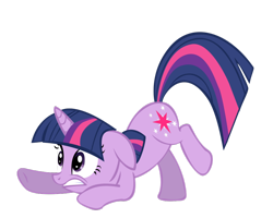 Size: 900x720 | Tagged: safe, artist:names-tailz, twilight sparkle, unicorn twilight, pony, unicorn, baby cakes, back hoof raised, female, mare, simple background, solo, transparent background, trip, vector