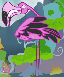 Size: 640x777 | Tagged: safe, screencap, thorax, bird, flamingo, to change a changeling, solo