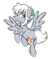 Size: 1024x1180 | Tagged: safe, artist:azure-art-wave, oc, oc only, oc:sundance tinker, pegasus, pony, female, flying, mare, simple background, solo, transparent background