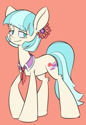 Size: 451x654 | Tagged: safe, artist:kez, coco pommel, earth pony, pony, female, mare, simple background, solo