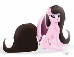 Size: 2462x1886 | Tagged: safe, artist:jasmindreasond, oc, oc only, oc:sweet pen, pony, undead, vampire, vampony, solo