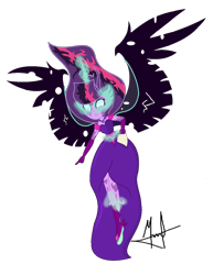 Size: 1064x1376 | Tagged: safe, artist:little903, midnight sparkle, sci-twi, twilight sparkle, equestria girls, glowing eyes, simple background, solo, transparent background