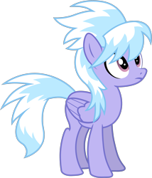 Size: 3000x3500 | Tagged: safe, artist:tomfraggle, cloudchaser, pegasus, pony, wonderbolts academy, female, mare, simple background, solo, transparent background, vector