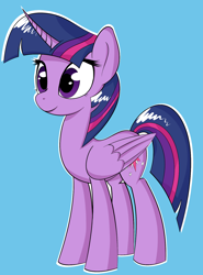 Size: 1290x1747 | Tagged: safe, artist:sentireaeris, twilight sparkle, twilight sparkle (alicorn), alicorn, smiling, solo