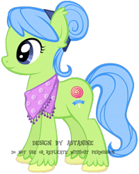 Size: 439x550 | Tagged: safe, artist:petraea, oc, oc only, oc:sweet style, earth pony, pony, female, mare, simple background, solo, transparent background, watermark