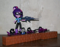 Size: 1093x850 | Tagged: safe, twilight sparkle, equestria girls, crossover, doll, equestria girls minis, eqventures of the minis, gat-22 30mm heavy machine gun, kreo transformers, kreon, toy, transformers, vehicon