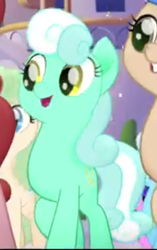 Size: 303x481 | Tagged: safe, screencap, earth pony, pony, my little pony: the movie, background pony, cropped, female, mare, not bon bon, not lyra, solo focus, unnamed character, unnamed pony, we got this together