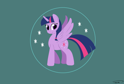 Size: 3496x2362 | Tagged: safe, artist:taurson, twilight sparkle, twilight sparkle (alicorn), alicorn, pony, solo, spread wings, wings