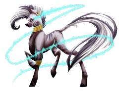 Size: 4800x3600 | Tagged: safe, artist:spicybrowniemix, zecora, zebra, female, simple background, smiling, solo, transparent background