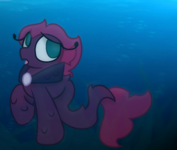 Size: 1498x1272 | Tagged: safe, artist:thefanficfanpony, tempest shadow, merpony, pony, seapony (g4), my little pony: the movie, seaponified, seapony tempest shadow, solo, species swap