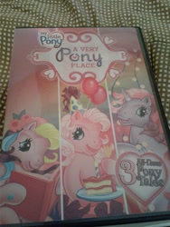 Size: 720x960 | Tagged: safe, pinkie pie (g3), pony, a very pony place, g3, dvd, irl, photo