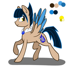 Size: 2000x2000 | Tagged: safe, artist:chelseawest, oc, oc only, oc:blue flare, pegasus, pony, colored wings, female, high res, mare, multicolored wings, reference sheet, simple background, solo, transparent background