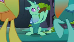 Size: 1920x1080 | Tagged: safe, screencap, soupling, changedling, changeling, to change a changeling, changeling food, cute, cuteling, food, soup