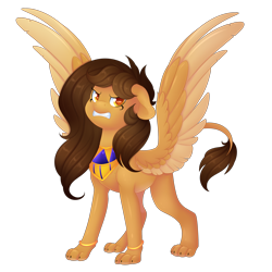 Size: 3000x3000 | Tagged: safe, artist:scarlet-spectrum, oc, oc only, oc:aset, sphinx, commission, female, simple background, solo, sphinx oc, spread wings, transparent background, wings