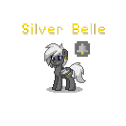 Size: 400x400 | Tagged: safe, oc, oc only, bat pony, pony, pony town, solo