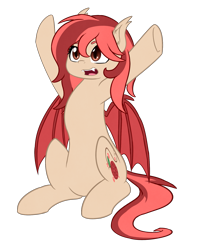 Size: 1463x1833 | Tagged: safe, artist:phoenixswift, oc, oc only, oc:lychee, bat pony, pony, bat pony oc, simple background, solo, transparent background