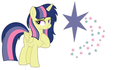 Size: 3120x1792 | Tagged: safe, artist:estefania200, oc, oc only, oc:magic light, cutie mark, offspring, parent:comet tail, parent:twilight sparkle, parents:cometlight, simple background, solo, transparent background, vector