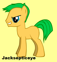 Size: 366x394 | Tagged: safe, artist:didgereethebrony, pony, pony creator, jacksepticeye, solo