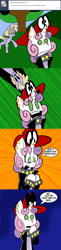 Size: 575x2376 | Tagged: safe, artist:pembroke, dinky hooves, sweetie belle, pony, cappy (mario), dinky dawberry doo, meanie belle, super mario bros., super mario odyssey