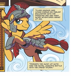 Size: 414x443 | Tagged: safe, artist:brendahickey, idw, flash magnus, pony, legends of magic, spoiler:comic, spoiler:comiclom4, preview