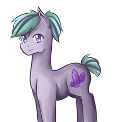 Size: 1024x984 | Tagged: safe, artist:starcatcher17, oc, oc only, earth pony, pony, magical lesbian spawn, offspring, parent:maud pie, parent:starlight glimmer, parents:starmaud, simple background, solo, transparent background