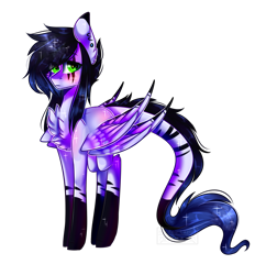 Size: 2035x2101 | Tagged: safe, artist:huirou, oc, oc only, oc:azure moon, pony, seraph, female, high res, mare, multiple wings, simple background, solo, transparent background