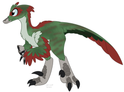 Size: 1332x992 | Tagged: safe, artist:faith-wolff, oc, oc only, oc:eno, dinosaur, fanfic:the bridge, equestria girls, crossover, dinosapien, dinosaurs, feathered dinosaur, male, simple background, solo, transparent background, vector