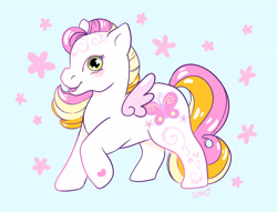 Size: 3715x2835 | Tagged: safe, artist:andriamiles, pegasus, pony, g3, cute, g3betes, honolu-cute, honolu-loo, solo