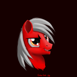 Size: 1000x1000 | Tagged: safe, artist:humbertomena, artist:rainbowdash, oc, oc only, oc:redkiwii, solo