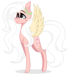 Size: 1600x1780 | Tagged: safe, artist:snowbunny0820, oc, oc only, oc:jasmine, pegasus, pony, colored wings, female, mare, simple background, solo, transparent background