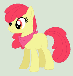 Size: 388x402 | Tagged: safe, artist:cutiesparkle, apple bloom, earth pony, pony, female, mare, older, older apple bloom, simple background, solo