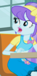 Size: 349x720 | Tagged: safe, screencap, aqua blossom, a little birdie told me, better together, equestria girls, background human, cropped, solo