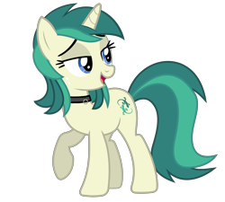 Size: 6000x5400 | Tagged: safe, artist:tyamat, edit, oc, oc only, oc:spring starflower, pony, unicorn, absurd resolution, choker, cute, freckles, lidded eyes, male to female, recolor, simple background, smiling, trans girl, transgender, transparent background, vector