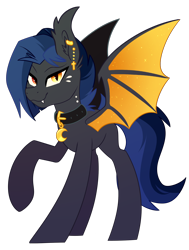 Size: 1442x1906 | Tagged: safe, artist:aegann, oc, oc only, bat pony, pony, simple background, solo, transparent background