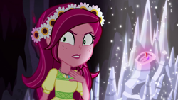 Size: 1280x720 | Tagged: safe, screencap, gloriosa daisy, equestria girls, legend of everfree, magical geodes, solo