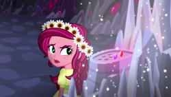 Size: 1280x720 | Tagged: safe, screencap, gloriosa daisy, equestria girls, legend of everfree, magical geodes, solo