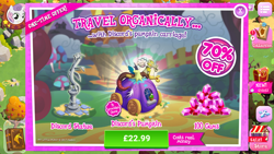 Size: 1280x720 | Tagged: safe, discord, sweetie belle, advertisement, costs real money, crack is cheaper, gameloft, official, why gameloft why