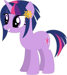 Size: 1024x1138 | Tagged: safe, artist:ra1nb0wk1tty, sunny flare, twilight sparkle, pony, unicorn, equestria girls ponified, female, mare, ponified, recolor, simple background, solo, transparent background