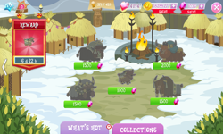 Size: 1600x960 | Tagged: safe, prince rutherford, yak, crack is cheaper, gameloft, sale