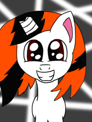 Size: 600x800 | Tagged: safe, artist:phenioxflame, oc, oc only, oc:phenioxflame, broken horn, looking at you, solo