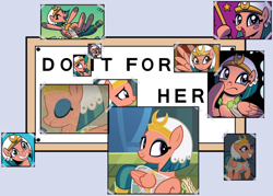 Size: 680x486 | Tagged: safe, artist:brendahickey, screencap, somnambula, pony, daring done?, spoiler:comiclom5, cute, do it for her, exploitable meme, female, hope (pole), meme, somnambetes, text, the simpsons