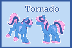 Size: 2772x1869 | Tagged: safe, artist:bakufoon, tornado (g1), pony, g1, g1 to g4, generation leap, mountain boy ponies, simple background, solo