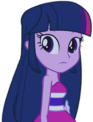 Size: 771x1005 | Tagged: safe, artist:thebar, derpibooru exclusive, twilight sparkle, equestria girls, clothes, dress, fall formal outfits, female, looking at you, looking back, simple background, solo, transparent background