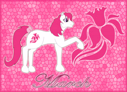 Size: 7014x5100 | Tagged: safe, artist:faerie-starv, pony, g1, absurd resolution, generation leap, march daffodil, solo