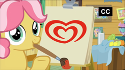 Size: 1320x742 | Tagged: safe, edit, edited screencap, screencap, kettle corn, pony, marks and recreation, exploitable meme, good humor, kettle draws, meme