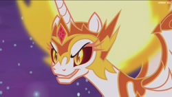 Size: 1920x1080 | Tagged: safe, screencap, daybreaker, alicorn, pony, a royal problem, mane of fire, solo