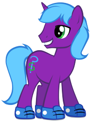 Size: 2211x2917 | Tagged: safe, artist:petraea, oc, oc only, oc:maven cash, pony, unicorn, clothes, high res, male, shoes, simple background, solo, stallion, transparent background, vector