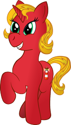 Size: 518x905 | Tagged: safe, artist:deyrasd, oc, oc only, oc:captain lighthouse, pony, unicorn, female, mare, raised hoof, simple background, solo, transparent background