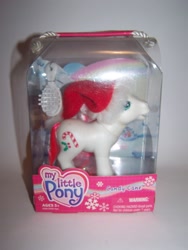 Size: 1536x2048 | Tagged: safe, pony, g3, box, candy cane (g3), comb, irl, photo, solo, toy